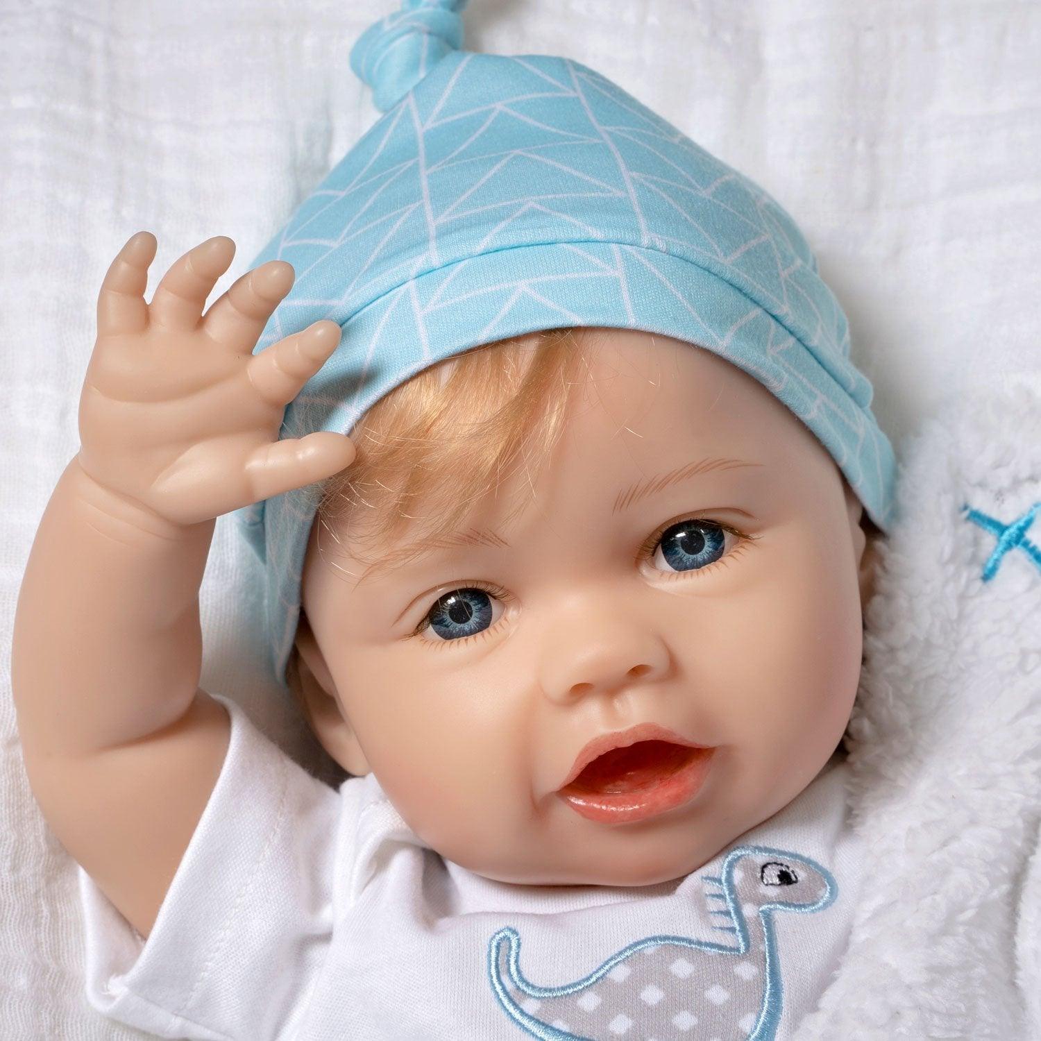 Reborn baby dolls mouth hot sale open