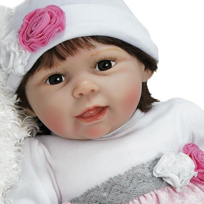 Paradise Galleries Silicone-Like Realistic Baby Doll Emma - 21 inch