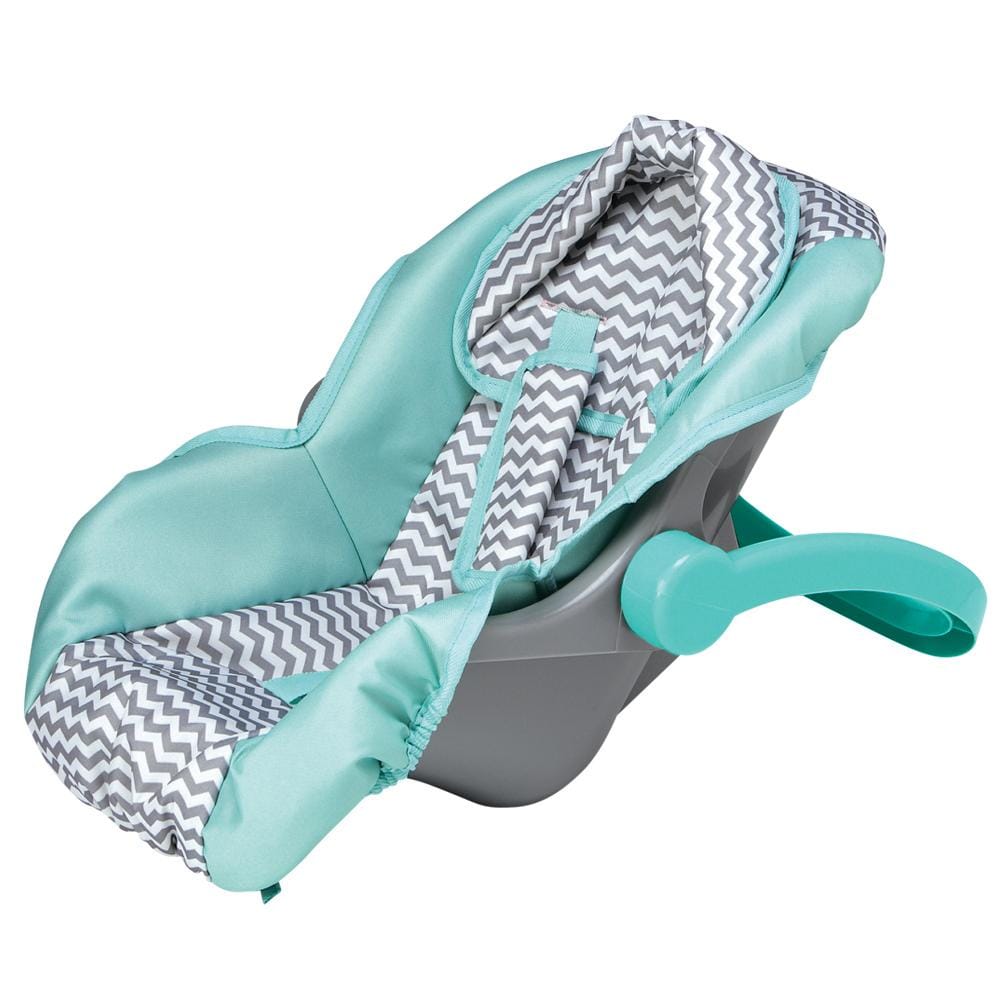 Adora Baby Doll Car Seat Carrier - Zig Zag (Green handle)