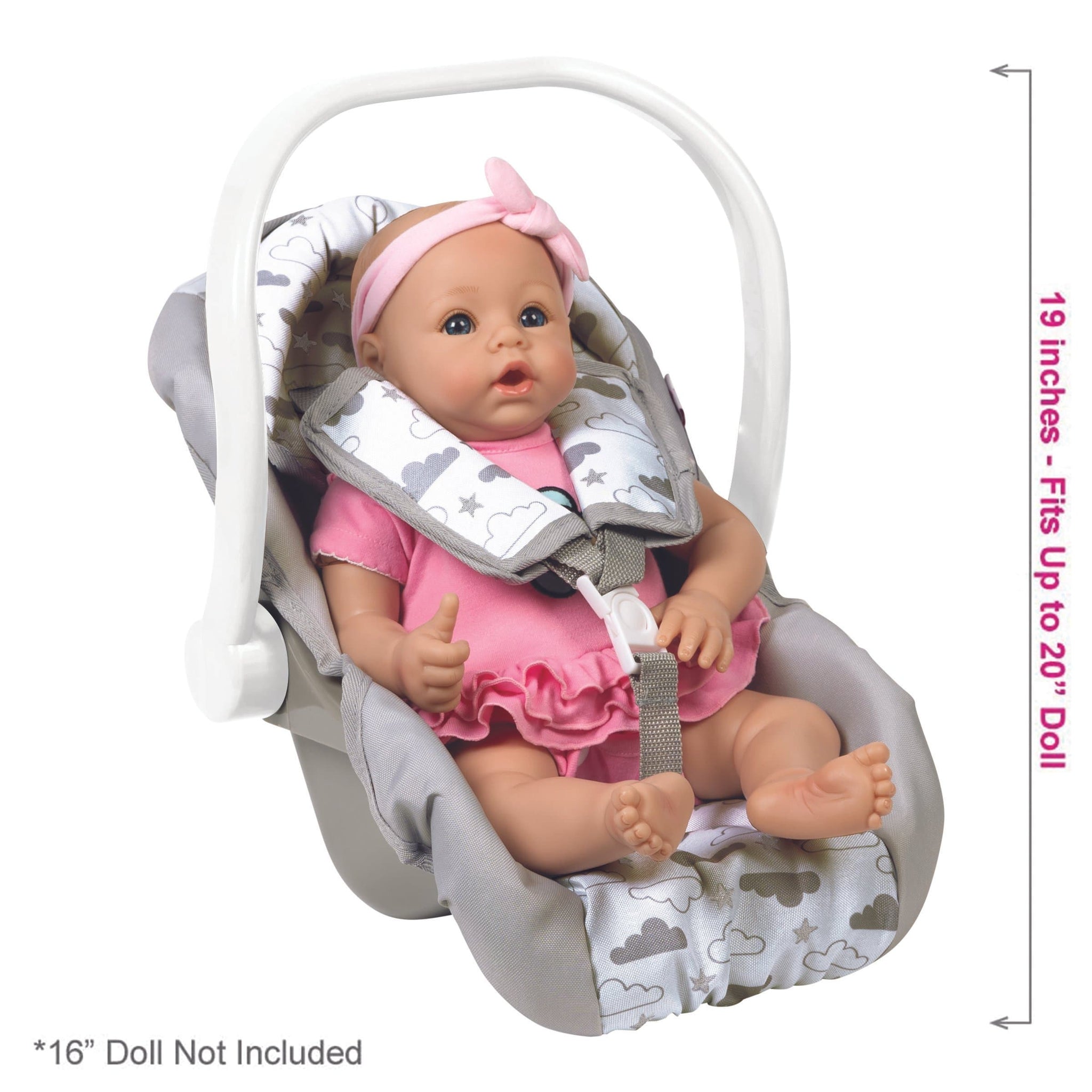 Adora Twinkle Stars Car Seat (White handle)