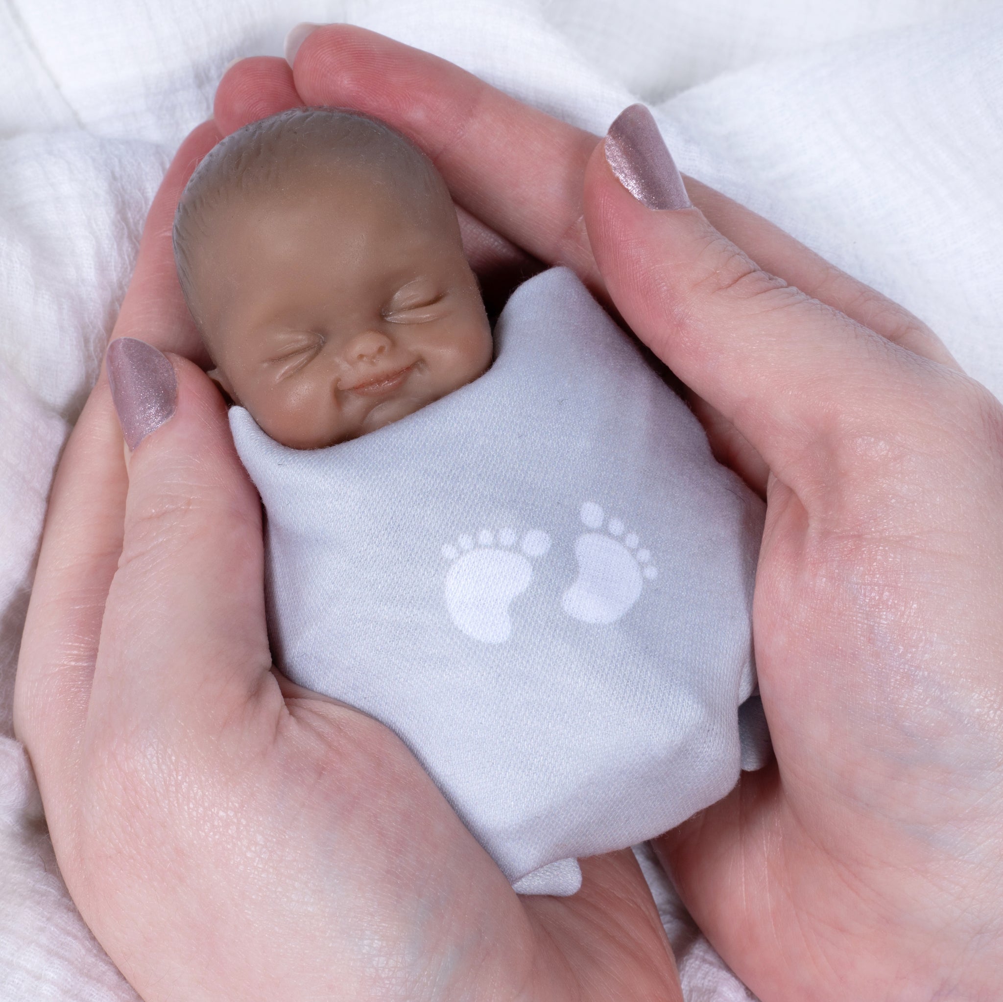 Paradise Galleries Itty Bitty Silicone Babies - Little Darling, 5 inches, mini silicone doll