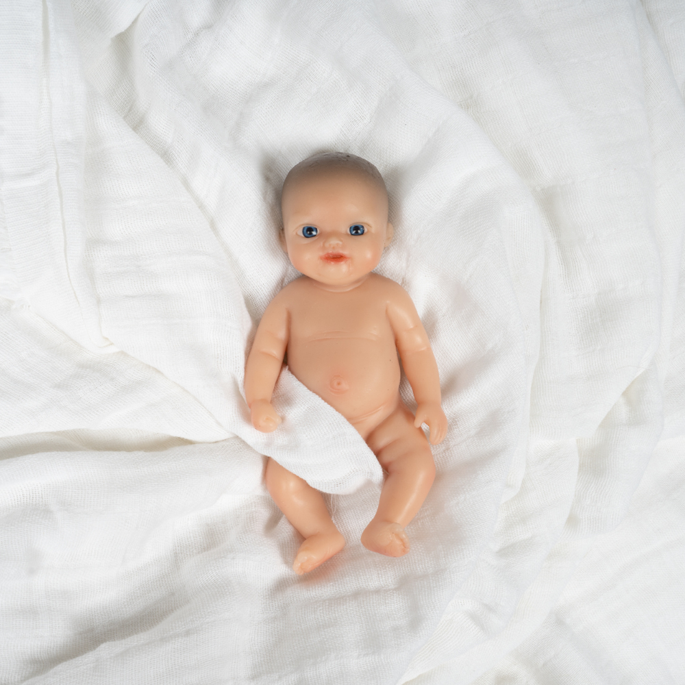 Itty Bitty Silicone Babies Baby Boy, 5" mini doll - Paradise Galleries