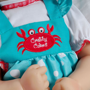 Paradise Galleries Crabby Cakes - Realistic Grumpy Toddler Girl Doll! 22 Inch Reborn Doll in GentleTouch Vinyl by Reborn Artist, Ping Lau.