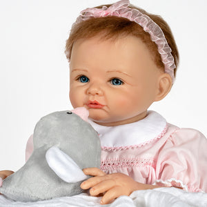 Baby Piper - 22" Realistic Doll by Reborn Artist, Jan Wright. Made in our exclusive GentleTouch Vinyl for an ultra-realistic feel!