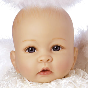 Real Born Angel Baby Doll, Christmas Holiday Doll, 22 inchParadise Galleries Reborn