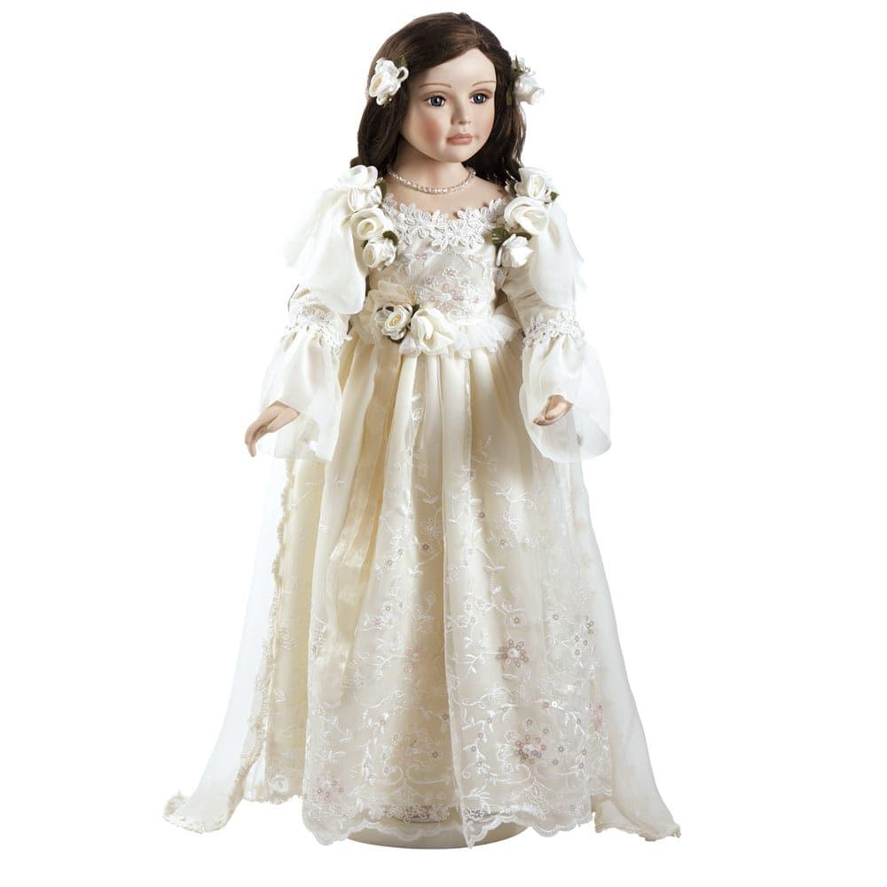 Porcelain Doll, Annabella, Victorian Heirloom Doll, 25 inch Porcelain