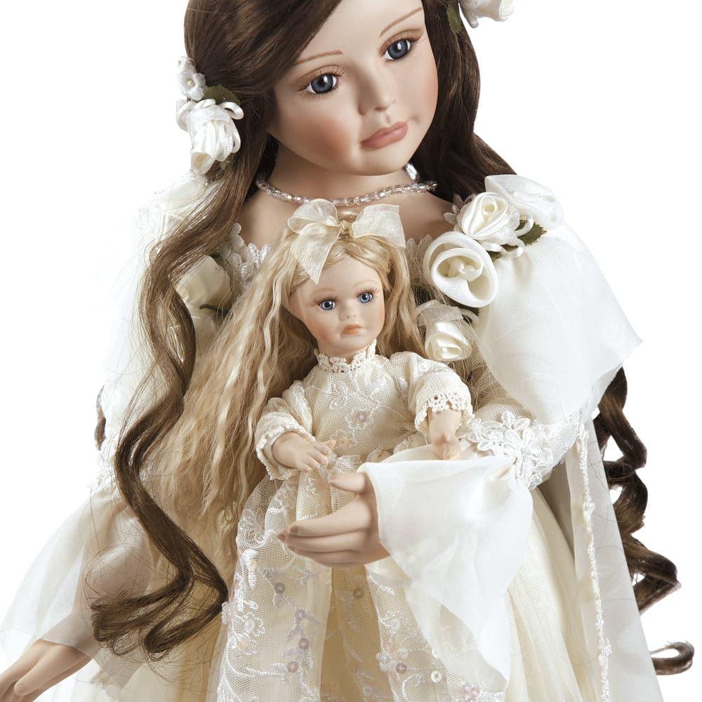 Porcelain Doll, Annabella, Victorian Heirloom Doll, 25 inch Porcelain