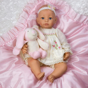 Paradise Galleries Realistic Reborn Baby Doll Bella, 19 inch Girl