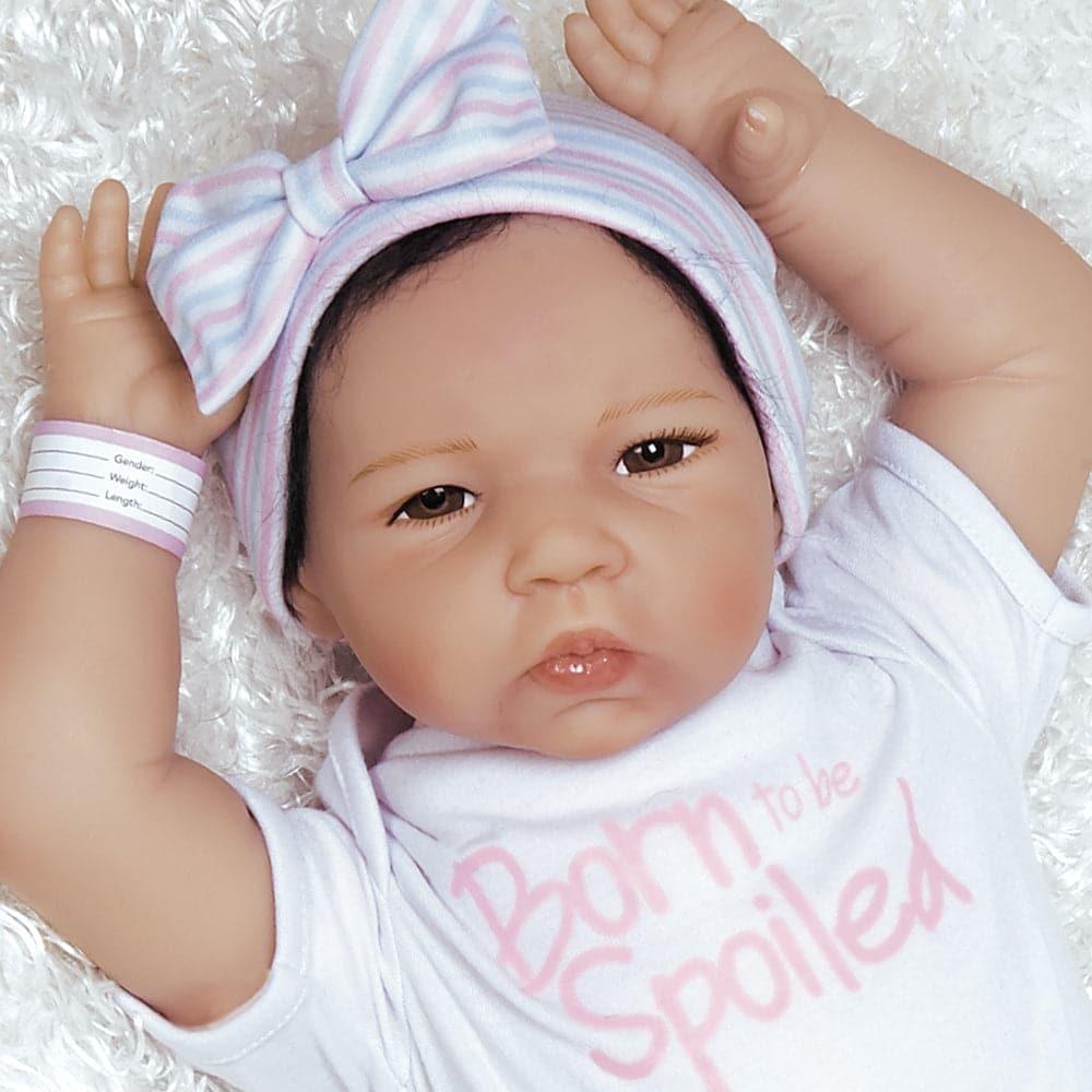 Realistic Asian Newborn Baby Doll, Silicone Vinyl - Baby Bundles: Spoiled Reborn, Paradise Galleries Reborn