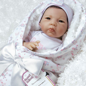 Boneca Bebê Reborn Poppy Asiática Paradise Galleries Real Life 50 cm -  Miami Outlet Importados