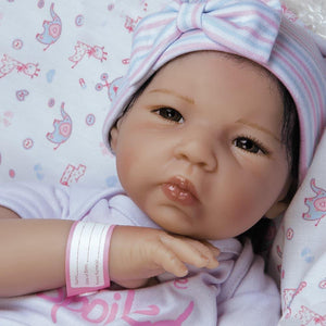 Realistic Asian Newborn Baby Doll, Silicone Vinyl - Baby Bundles: Spoiled Reborn, Paradise Galleries Reborn