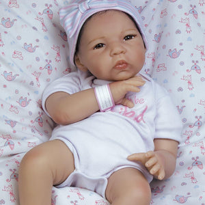 Realistic Asian Newborn Baby Doll, Silicone Vinyl - Baby Bundles: Spoiled Reborn, Paradise Galleries Reborn