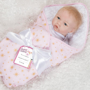 Reborn Baby Doll in Silicone Vinyl - Baby Bundles "Born to Sparkle"