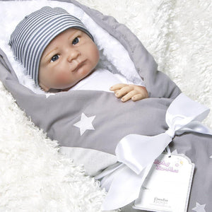 Baby Bundles "Never Grow Up" - Newborn Baby Boy Doll - Silicone Vinyl