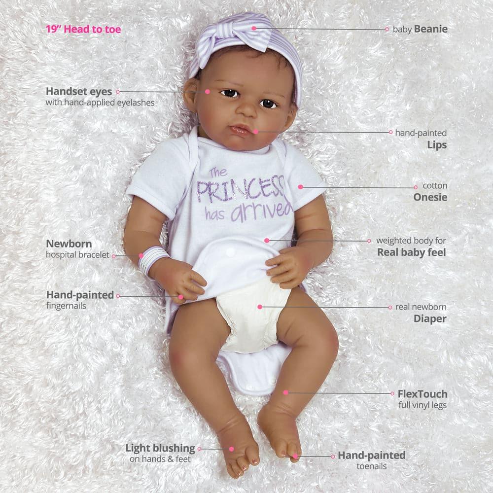 Reborn Like Baby for Sale in Silicone-like Vinyl - Baby Bundles: The Princess Has Arrived, Paradise Galleries Reborn