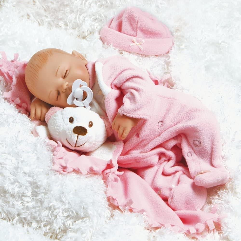 Paradise Galleries Sleeping Baby Doll That Looks Real Baby Carly