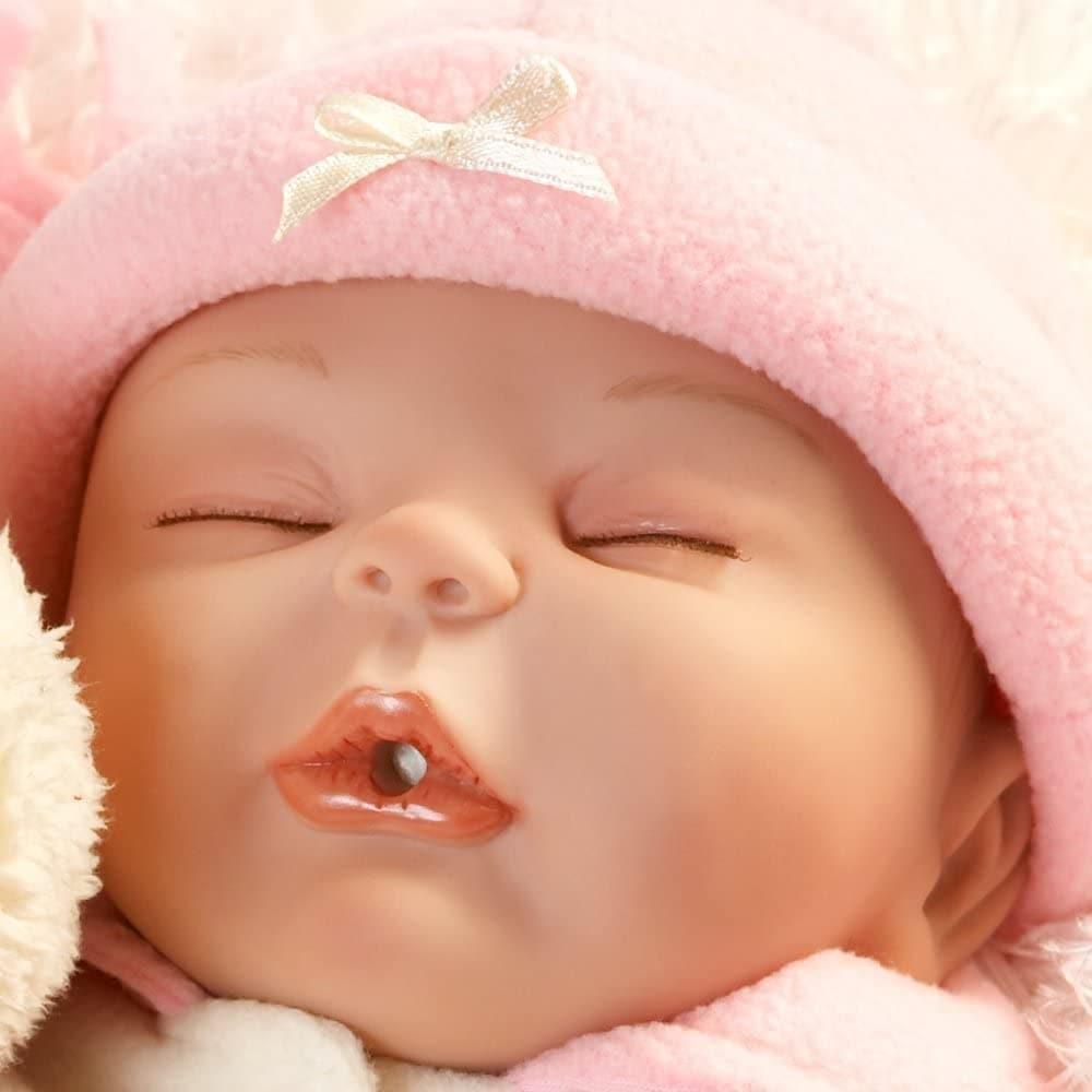 Paradise Galleries Sleeping Baby Doll That Looks Real Baby Carly