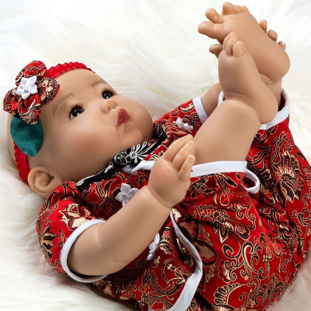 Paradise Galleries Asian Realistic Baby Doll 20" Mei by Ping Lau