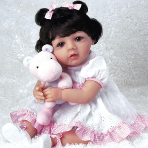 Hispanic Toddler Baby Doll - Baby Michelle, 19 inch GentleTouch Soft Vinyl