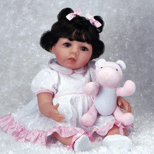 Hispanic Toddler Baby Doll - Baby Michelle, 19 inch GentleTouch Soft Vinyl