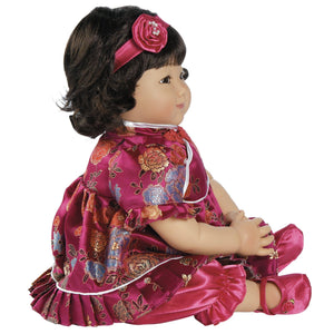 Chinese New Year Doll, 20 inch Asian Baby Doll Quinn in GentleTouch Vinyl