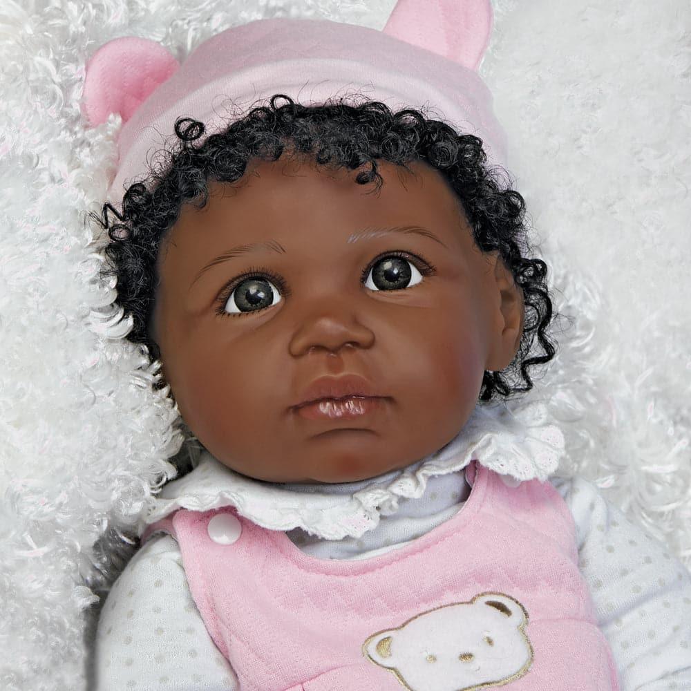 Paradise Galleries African Black Baby Doll - OH BABY! - 22 inches