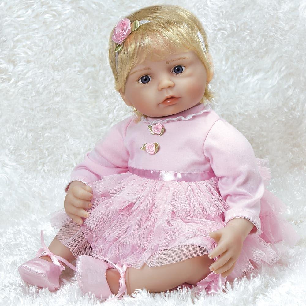 Realistic & Lifelike Ballerina Doll - Belle, 21 inch Silicone-Like FlexTouch Vinyl, Paradise Galleries Reborn