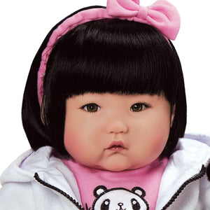 Paradise Galleries Asian Baby Doll That Looks Real Bamboo 20 inch