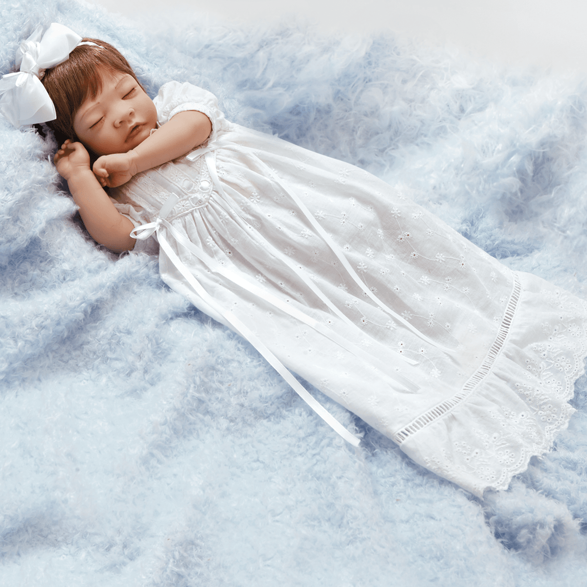 Realistic Baby Doll, Beautiful Blessings, 17-inch Vinyl with Weighted Body