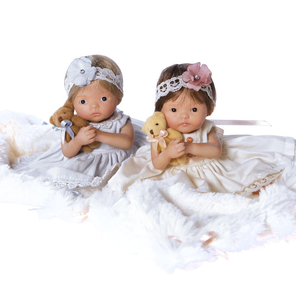 Handful of Miniature Baby Dolls - Best Friends Doll Set, 6 inch resin