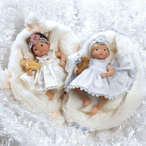 Handful of Miniature Baby Dolls - Best Friends Doll Set, 6 inch resin