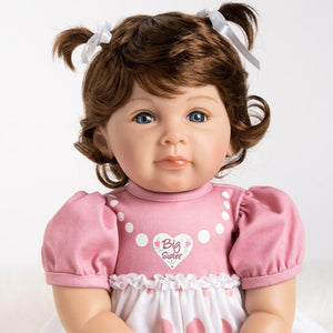 Realistic Toddler Doll - Big Sister, 20 inches, Paradise Galleries 