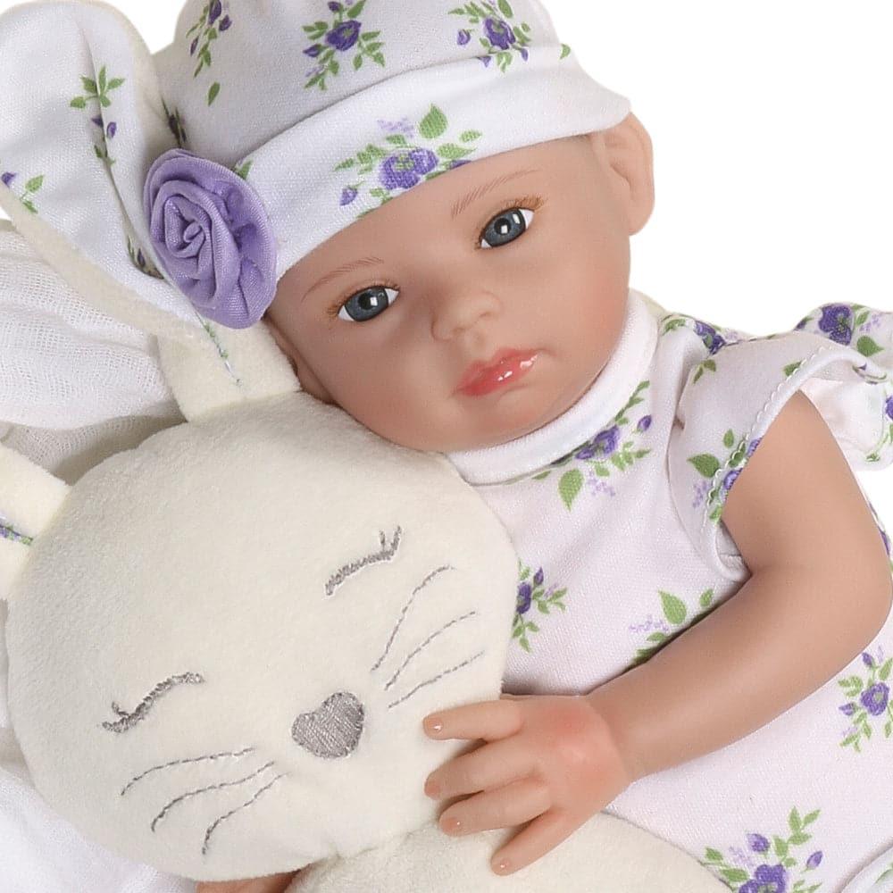 Paradise Galleries Real Life Baby Doll Preemie Bitsy Snuggle Bunny