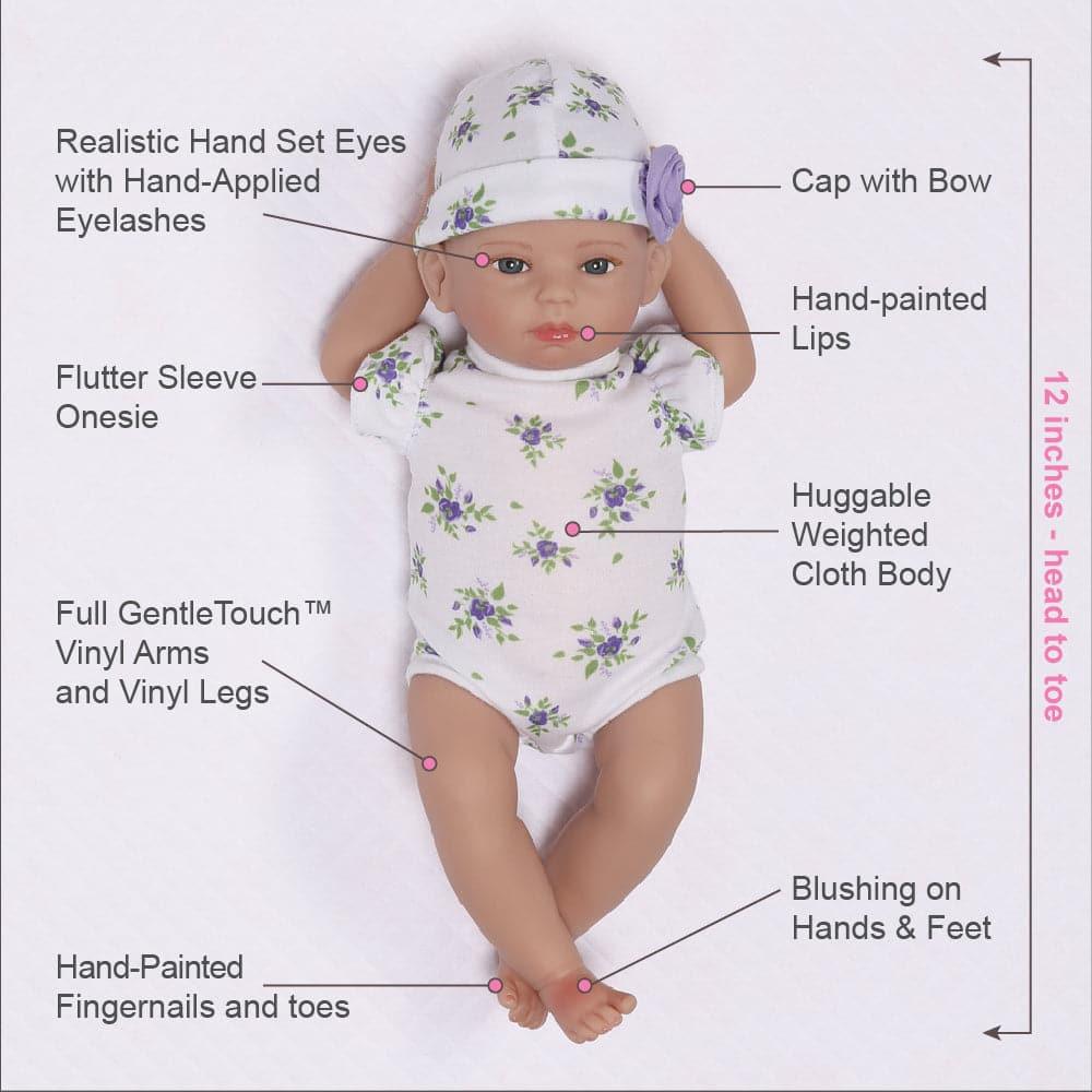 Paradise Galleries Real Life Baby Doll Preemie Bitsy Snuggle Bunny