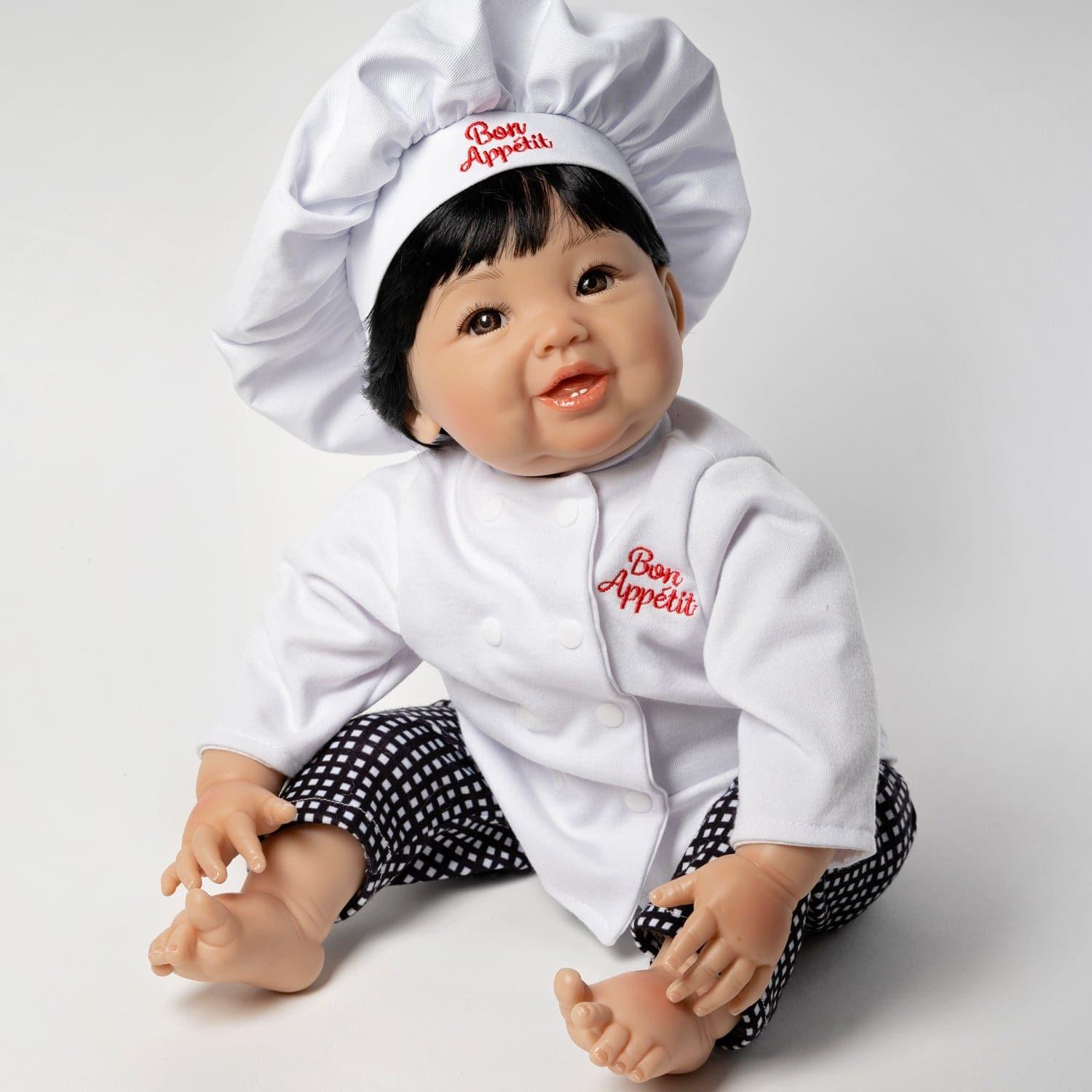 Paradise Galleries Asian Baby Doll That Looks Real 20" Bon Appetit