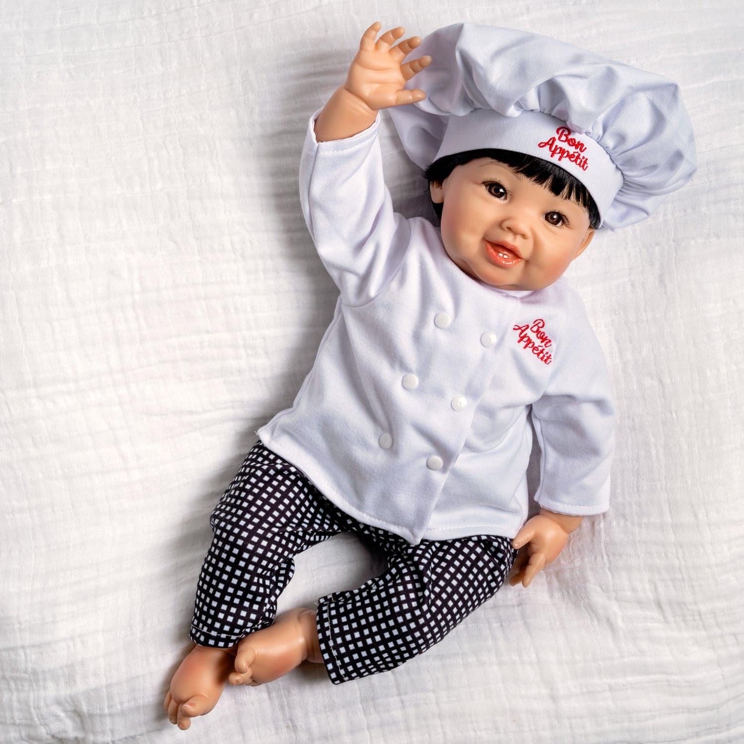 Paradise Galleries Asian Baby Doll That Looks Real 20" Bon Appetit