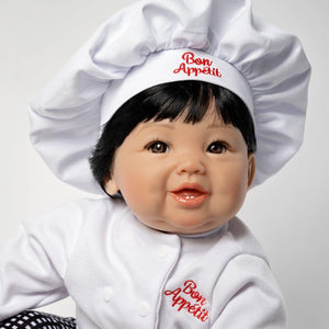 Paradise Galleries Asian Baby Doll That Looks Real 20" Bon Appetit