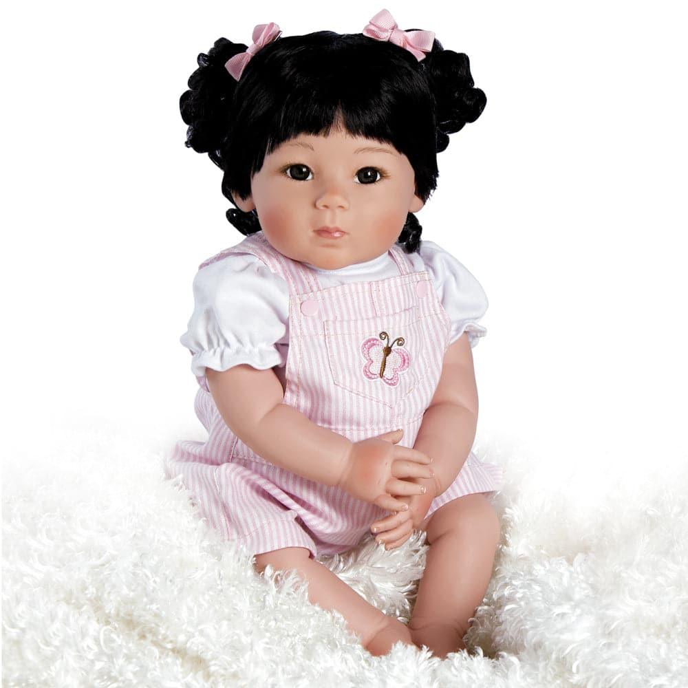 Asian Baby Doll - Butterfly Kisses, 20" GentleTouch Vinyl & Weighted Body