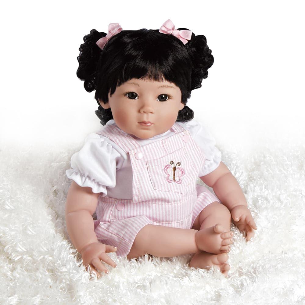 Asian Baby Doll - Butterfly Kisses, 20" GentleTouch Vinyl & Weighted Body