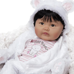 Real Looking Asian Baby Doll, Chilly Lily Chinese Baby, 19 inch Paradise Galleries Reborn