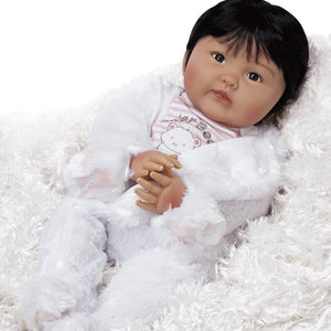 Real Looking Asian Baby Doll, Chilly Lily Chinese Baby, 19 inch Paradise Galleries Reborn