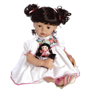 Mexican Doll, Cosita Maria in Silicone-like Flex-Touch Vinyl with Weighted Body