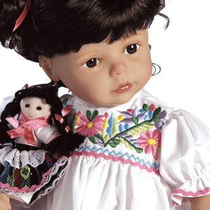 Mexican Doll, Cosita Maria in Silicone-like Flex-Touch Vinyl with Weighted Body