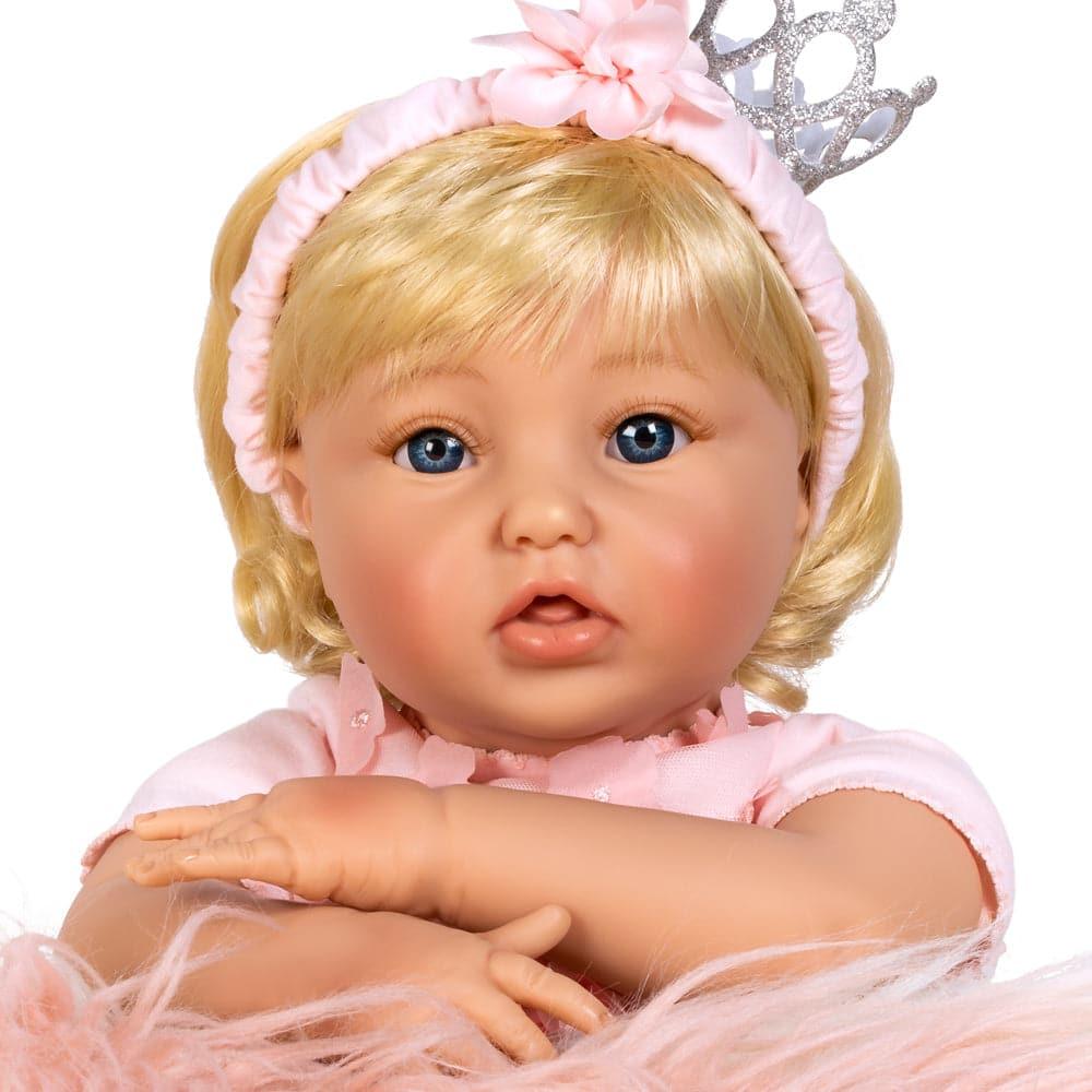 Reborn Toddler Crown Princess Doll, 20" Soft Vinyl, Paradise Galleries