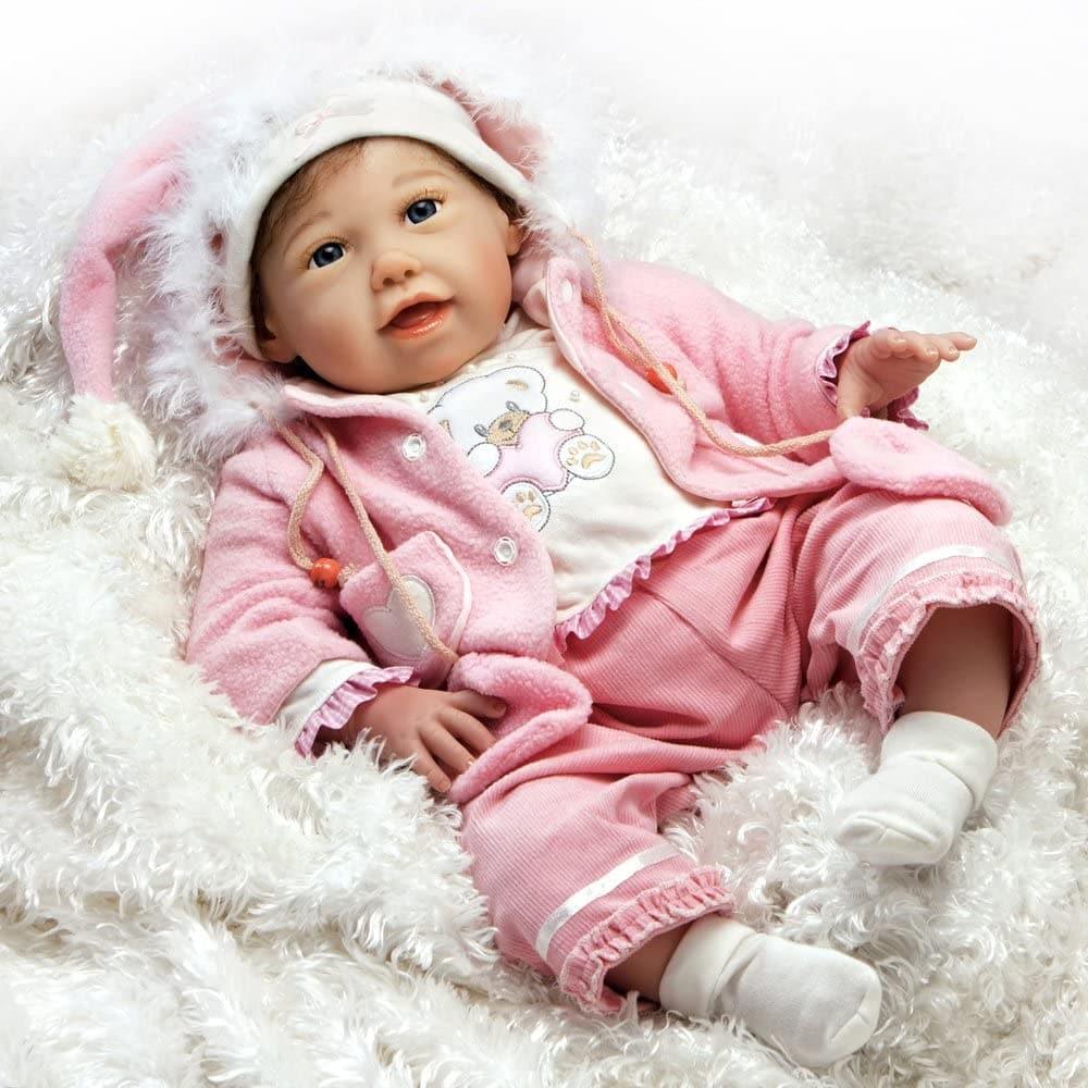 Paradise Galleries Cuddle Bear Bella Real Baby Doll