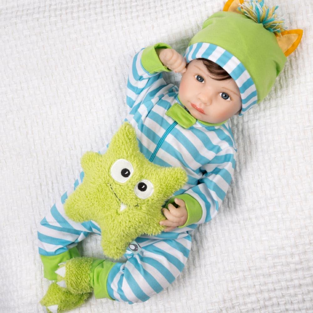 Paradise Galleries Reborn Toddler Boy Doll, 21" Cuddle Monster