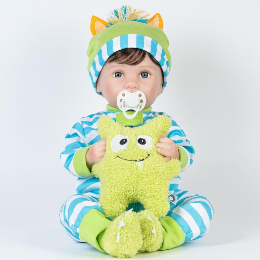 Paradise Galleries Reborn Toddler Boy Doll, 21" Cuddle Monster