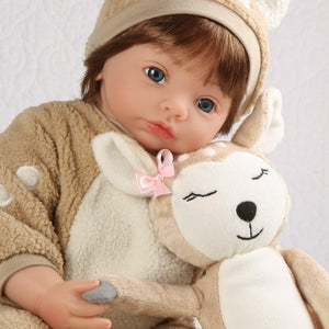 Reborn Toddler Girl - Dearly Loved, 19 inch Realistic Doll - Paradise Galleries