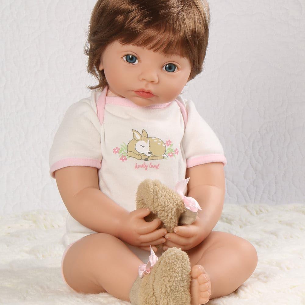 Reborn Toddler Girl - Dearly Loved, 19 inch Realistic Doll - Paradise Galleries