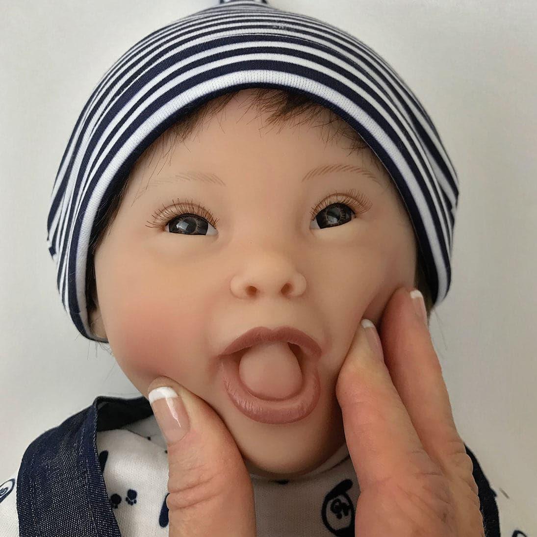 Paradise Galleries Down Syndrome Reborn Baby Doll - Noah [21 inch]